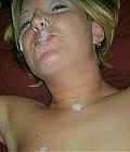 Facial she wolf Cum splashed faces Young facials