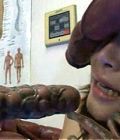 Mya footsie facial Ebony facial video Facials and planes