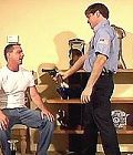 Army men cock Gay sailor armyman Old man office cum